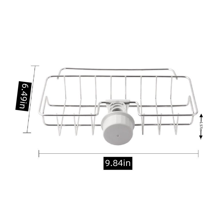 Captive Gala Stainless Steel Faucet Storage Rack Sink Storage Rack